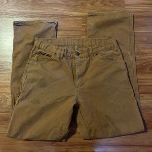 Men's Dickies canvas work pants - 34x34